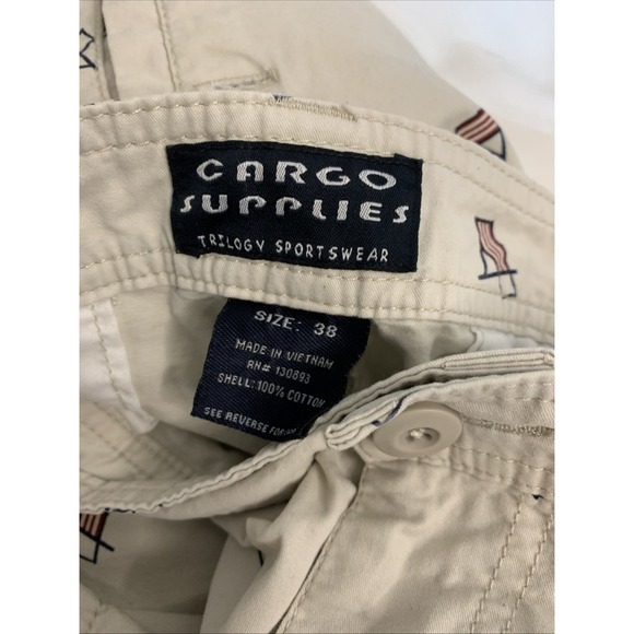 Denim Supply Ralph Lauren Shorts Men 30 Green Woodland Camo Chino Logo 10081 - Picture 7 of 7